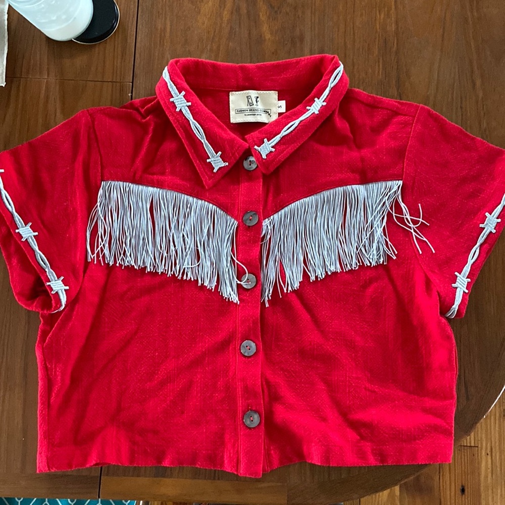 Fashion brand company tassel shirt